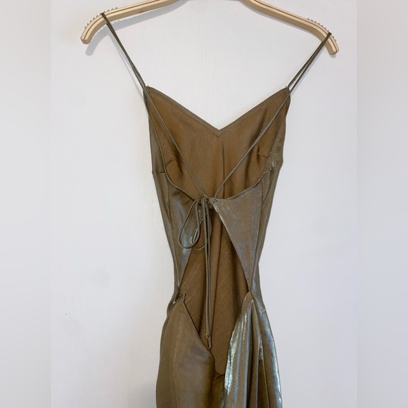 Asymmetric Dress w/ Crossed Strap Back - Picture 7 of 11